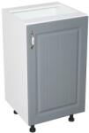 Spectral Mobila Corp inferior 45 cu 1 usa Zebra MDF gri dungi