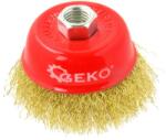 GEKO Korong homlok drótkefe - hullámos drót 75mm G00590 (G00590)