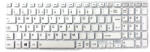 Toshiba Tastatura Laptop, Toshiba, Satellite P50-C-11P, fara rama, alba, UK (Tos22ukwhite-MQ69)