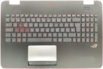 ASUS Carcasa superioara cu tastatura iluminata Laptop, Asus, ROG G551, G551J, G551JX, GL551VW, layout SP (caseasus65-ME3)