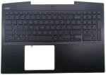 Dell Carcasa superioara cu tastatura palmrest Laptop, Dell, Inspiron 15, Gaming G3 3590, P89F, 0P0NG7, P0NG7 (casedel3blue-AU0)