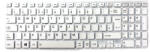 Toshiba Tastatura Laptop, Toshiba, Satellite L50-B-1VX, fara rama, alba, UK (Tos22ukwhite-MQ43)
