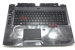 Acer Carcasa superioara cu tastatura palmrest Laptop, Acer, Predator G9-791, G9-791G, G9-792G, G9-793G, cu iluminare, layout germana (caseacer8-M5)