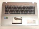 ASUS Carcasa superioara cu tastatura palmrest Laptop, Asus, X705, X705M, X705MA, X705MB, X705F, X705FN, X705FD, N705, N705U, M705, M705U, F705U, R702U, 90NB0JN1-R31UI0, cu iluminare, layout US (caseasus74-