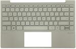 HP Carcasa superioara cu tastatura palmrest Laptop, HP, Envy 13-BA, 13T-BA, TPN-C145, L96800-031, L96800-B31, L98414-B31, AM2V5000A00, iluminata, layout US (casehp46-AU0)