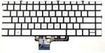 HP Tastatura Laptop, HP, Spectre X360 13-AW, TPN-Q225, SG-A0320-YAA, iluminata, argintie, layout US (hp137-AU0)