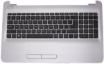HP Carcasa superioara cu tastatura palmrest Laptop, HP, 15-AC, 15-AF, 15-AY, 15-BA, 15-BN, argintie (casehp8silver-AU1)