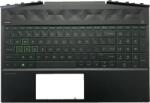 HP Carcasa superioara cu tastatura palmrest Laptop, HP, Pavilion 15-DK, 15T-DK, TPN-C141, L57593-271, US (casehp18green-AU0)
