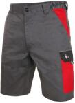 CXS Munkavédelmi rövidnadrág CXS PHOENIX ZEFYROS - Szürke / piros | 58 (1060-016-705-58)