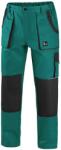 CXS Munkavédelmi nadrág CXS LUXY JOSEF - Zöld / fekete | 46 (1020-006-510-46)