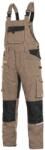 CXS Kantáros munkavédelmi nadrág CXS STRETCH - Bézs / fekete | 56 (1030-027-270-56)