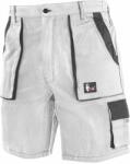 CXS Férfi munkavédelmi rövidnadrág CXS LUXY TOMÁŠ - Fehér / szürke | 62 (1060-006-109-62)