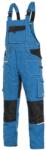 CXS Kantáros munkavédelmi nadrág CXS STRETCH - Közép kék / fekete | 52 (1030-027-440-52)