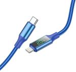 BOROFONE Cablu de date Borofone BU32 Exclusive Type-C la Lightning 1.2m Blue (BORCBU32ETLBL)