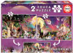 Educa Puzzle Educa din 2 x 100 de piese - Un triptic fabulos (EDU19291) Puzzle
