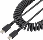 StarTech R2CCC-50C-USB-CABLE USB-C apa - USB-C apa 2.0 Adat és töltőkábel - Fekete (0.5m) (R2CCC-50C-USB-CABLE)