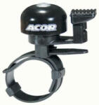 Acor ABE2807 pengetős alu csengő, állítható bilinccsel, fekete