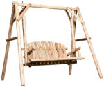 Oasom Hintaágy 2 személyes tömör fa kerti bútor 187x137x170 cm