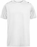 James & Nicholson (Daiber) Férfi funkcionális póló JN524 - Fehér / fekete színnel nyomtatva | 3XL (1-JN524-1793564)