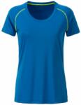 James & Nicholson (Daiber) Női funkcionális póló JN495 - Élénk kék / élénk sárga | L (1-JN495-1752088)