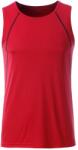 James & Nicholson (Daiber) Férfi funkcionális trikó JN494 - Piros / fekete | 2XL (1-JN494-1752041)