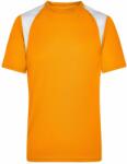 James & Nicholson (Daiber) Férfi rövid ujjú futó póló JN397 - Narancssárga / fehér | 3XL (1-JN397-151198)
