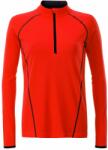 Daiber Tricou functional de damă cu mânecă lungă JN497 - Oranj deschis / neagră | XS (JN497-1752251)