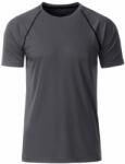 Daiber Tricou funcțional pentru bărbați JN496 - Titan / neagră | S (JN496-1752206)