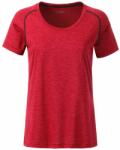 Daiber Tricou funcțional de damă JN495 - Roșu prespălat / titan | XS (JN495-1752127)