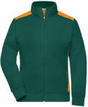 Daiber Hanorac fără glugă pentru femei JN869 - Închisă verde / oranj | 3XL (JN869-1764255)