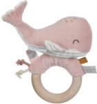 little dutch Jucarie zornaitoare cu inel din lemn- Ocean pink- Little Dutch