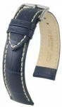 Hirsch Curea albastru închis din piele Hirsch Modena L 10302880-2 (Piele de vițel) 24 mm