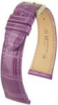 Hirsch Curea mov din piele Hirsch London M 04207187-1 (Piele de aligator) Hirsch Selection 20 mm