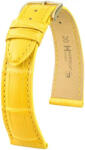 Hirsch Curea galbenă din piele Hirsch London L 04207072-1 (Piele de aligator) Hirsch Selection 21 mm