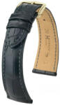 Hirsch Curea neagră din piele Hirsch London M 04207159-1 (Piele de aligator) 17 mm