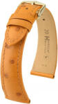 Hirsch Curea maro închis din piele Hirsch Massai Ostrich L 04262075-1 (Piele de ștruț) Hirsch Selection 22 mm