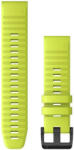 Garmin Curea Garmin QuickFit 22mm, silicon, galben, cataramă neagră (Fenix 7/6/5, Epix 2, MARQ)