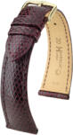 Hirsch Curea vișinie din piele Hirsch London L 04366060-1 (Piele de șopârlă) Hirsch selection 20 mm