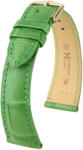 Hirsch Curea verde din piele Hirsch London M 04307142-1 (Piele de aligator) Hirsch selection 14 mm