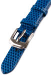 Mavex Curea albastră din piele pentru ceas damă HYP-02-BLUE 14 mm