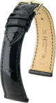 Hirsch Curea neagră din piele Hirsch London L 04307050-1 (Piele de aligator) Hirsch Selection 18 mm