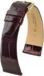Hirsch Curea vișinie din piele Hirsch Prestige M 02207160-1 (Piele de aligator) Hirsch Selection 12 mm