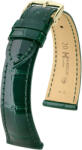 Hirsch Curea verde din piele Hirsch London M 04307141-1 (Piele de aligator) Hirsch selection 14 mm