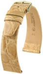 Hirsch Curea bej din piele Hirsch Prestige M 02208190-1 (Piele de crocodil) Hirsch Selection 12 mm (spona 10mm)