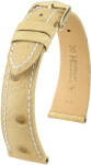 Hirsch Curea bej din piele Hirsch Massai Ostrich L 04362091-1 (Piele de ștruț) Hirsch selection 17 mm