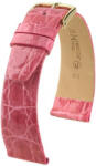 Hirsch Curea roz din piele Hirsch Prestige M 02208125-1 (Piele de crocodil) Hirsch Selection 12 mm
