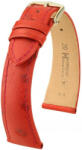Hirsch Curea roșie din piele Hirsch Massai Ostrich L 04262020-1 (Piele de ștruț) Hirsch Selection 18 mm