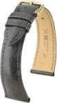 Hirsch Curea gri din piele Hirsch London L 04366030-1 (Piele de șopârlă) Hirsch selection 17 mm