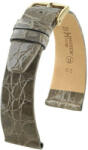 Hirsch Curea gri din piele Hirsch Prestige M 02208130-1 (Piele de crocodil) Hirsch Selection 12 mm