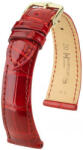 Hirsch Curea roșie din piele Hirsch London M 04207120-1 (Piele de aligator) Hirsch Selection 17 mm